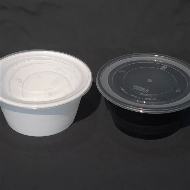 Disposable Food Packing Square Plastic Lunch Boxes Deli Boxes Round New